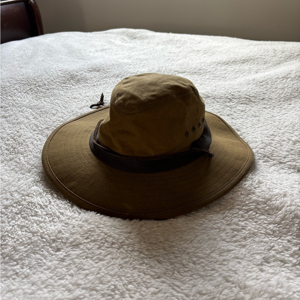 Brown filson Wide Brim Hat